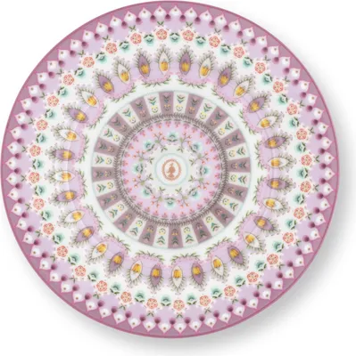 Produktbild von PIP STUDIO Lily&Lotus Brotteller lila bunt 17cm