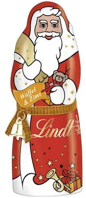 Produktbild von Lindt Weihnachtsmann Waffel & Zimt 125g