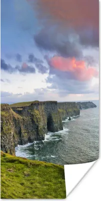Produktbild von MuchoWow® Poster Panoramafoto von den Cliffs of Moher in Irland 60x120 cm - Wandschmuck