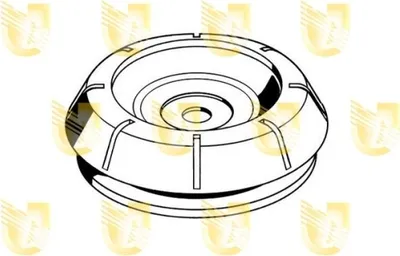 Produktbild von UNIGOM 391536 Federbeinstützlager Vorne Rechts Vorne Links für OPEL Corsa C Schrägheck (X01) Astra G CC (T98) Astra G Caravan (T98) Tigra TwinTop
