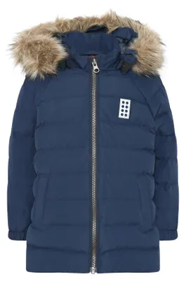 Produktbild von Lego Wear 22886-590 Kinder-Steppjacke in Dunkelblau – wasserdicht