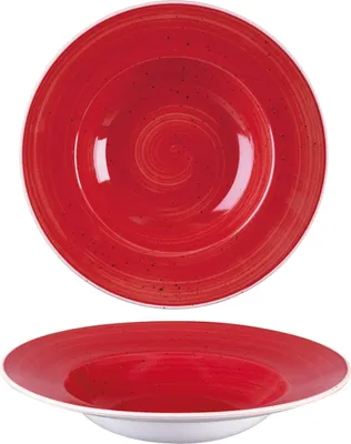 Produktbild von CHURCHILL Stonecast Berry Red Teller tief, ø: 280 mm