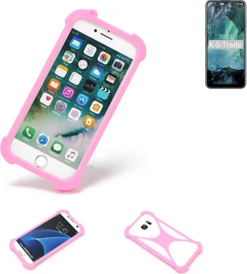 Produktbild von K-S-Trade Handy Hülle kompatibel mit Nokia G11 Schutz Hülle Bumper Silikon Schutz Hülle Cover Case Silikoncase Silikonbumper TPU Softcase