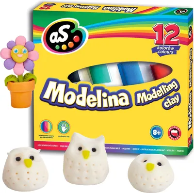 Image de AS Set de pâte à modeler ASTRA 12 couleurs - La créativité au bout des doigts  Idéal pour les projets créatifs des enfants et des adultes. Créez, modelez et amusez-vous