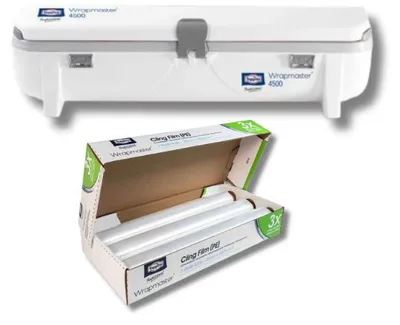 Produktbild von SET Effizienter Wrapmaster-Spender 4500 und Frischhaltefolie 4500 aus Polyethylen