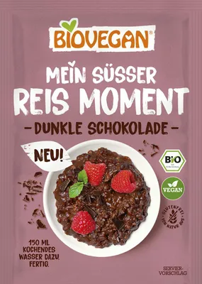 DESER RYŻOWY INSTANT CZEKOLADOWY BEZGLUTENOWY BIO 60 g - BIOVEGAN