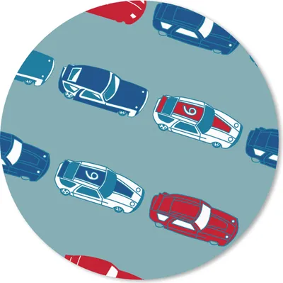 Produktbild von MuchoWow® Mauspad Mousepad Muster - Auto - Rennen - Jungen - Kinder - Kind 20x20 cm - Mousepads - Maus Mat - Pad - Mausunterlage - Schreibtischmatte