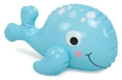 Produktbild von INTEX 58590NP - Badewannentiere - Puff'n Play Schwimmtiere aufblasbar Tiere Wal