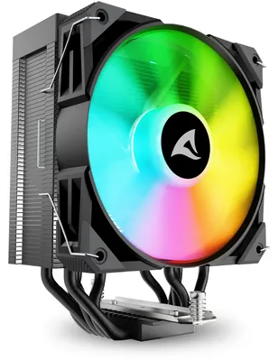 Immagine prodotto di Raffreddatore ad aria per processore Sharkoon A50 RGB 12 cm Nero 1 pezzo(i)