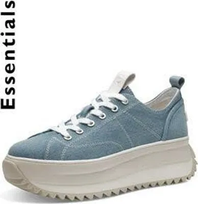 Produktbild von Tamaris Plateau Sneaker Damen 31393736383237 Blau 41 EU