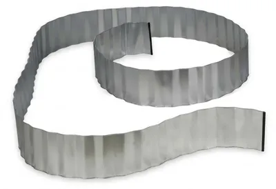 Image de Relaxdays 10020710, clôture métallique, panneau, clôture de frontière, argent, 160 mm, 5000 mm