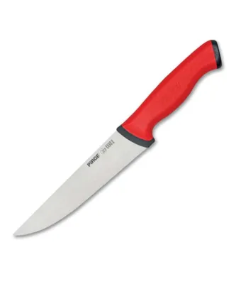 Produktbild von Pirge Duo Metzgermesser 21 cm Rot Schlachtermesser - Fleischermesser - Stechmesser - Exzellenter Schärfe Metzgermesser