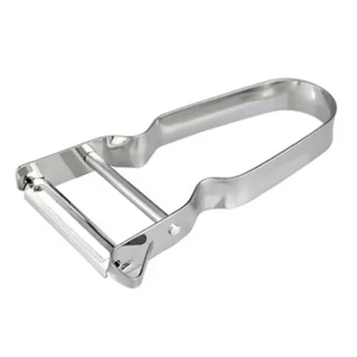 Produktbild von Gemüseschäler Edelstahl, 1 Stück, Ergonomischer Griff Mit Antihaftbeschichtung, Für Kartoffeln Obst Gemüse