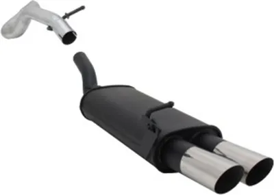 Obrázok produktu pre Športový výfuk Novus pre Audi A3 Seat Leon VW Golf 4 New Beetle 2x76 MS-Design ABE