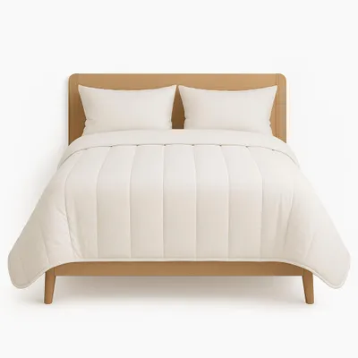 Image de Couette chaude Coton blanc - 1 ou 2 personnes 200 x 200 - 13107