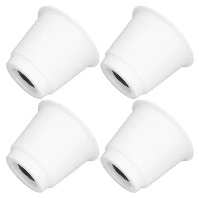Zdjęcie produktu dla 4 sztuki, podwyższające podkładki pod meble o średnicy 12,7 cm (5 cali), przeznaczone do ciężkich mebli, łóżek, stołów, krzeseł, biurek i sof, wyposażone w antypoślizgową powierzchnię