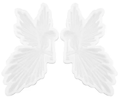 Immagine prodotto di 2 stampi in silicone a forma di angelo e fata, ideali per creare gioielli e oggetti artigianali