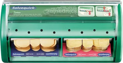Produktbild von Salvequick® 490700 Pflasterspender - 85 Pflaster gefüllt