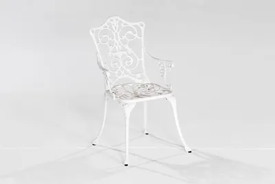 Obrázek produktu pro Zahradní židle / balkonová židle Lugano Cast Aluminium White