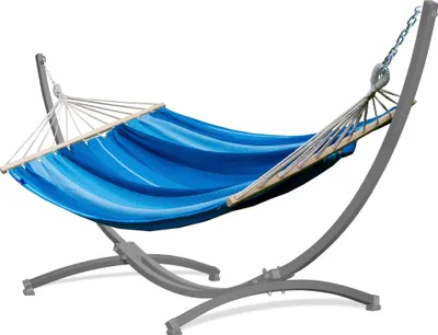 Obrázek produktu pro Potenza houpací síť s rámem Pro dvě osoby houpací síť s tyčí 220x160 cm I Rám 220kg