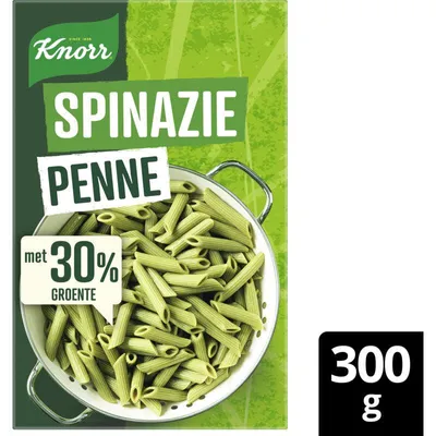 Produktbild von Knorr Spinazie Penne 300g – Leckere Pasta mit Spinat, schnell & gesund