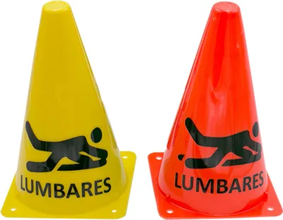 Imagen del producto de Rotulador Cono Entrenamiento Lumbar Naranja Fluor 23 Cm