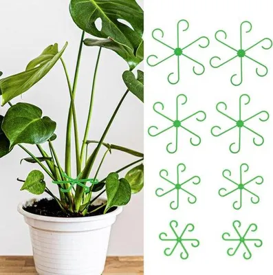Produktbild von Famanu Pflanzenstützen Set – 8 stabile Pflanzenhalter für Monstera, Hortensien, Rosen und Tomaten