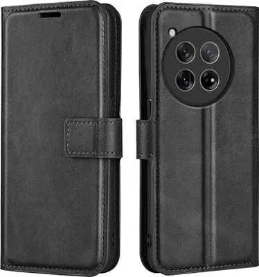 Produktbild von OnePlus 12 Hülle - Coverup Deluxe Klapphülle - Schwarz