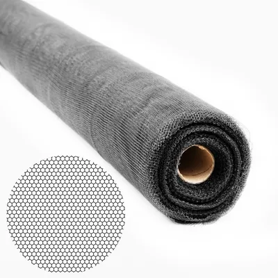 Obrázek produktu pro Síť proti hmyzu válcová - stříhatelná - 100 cm x 30 m - černá