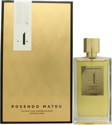 Productafbeelding van Rosendo Mateu #4, voor heren, zomer, 100 ml, niet navulbare fles, bergamot, oranjebloesem, kaneel, iris, jasmijn, nootmuskaat, saffraan