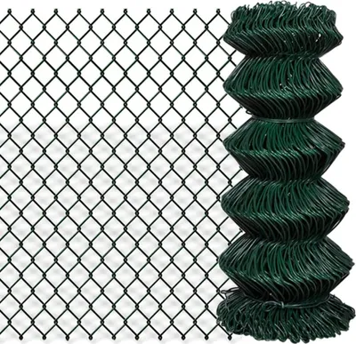 Produktbild von Maschendrahtzaun Stahl 0,8x25 m Grün