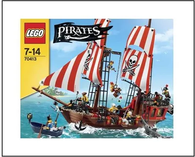 Obrázek produktu pro LEGO Pirates The Brick Bounty, Sada na stavění, 7 rok/roky, 745 kusů