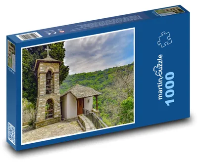 Produktbild von Puzzle 1000 Kapelle auf dem Hügelgipfel, Zypern - martinpuzzle