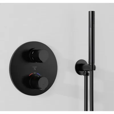 Produktbild von Steinberg Serie 100 Fertigmontageset für Unterputzthermostat mit 3-Wege-Umsteller
