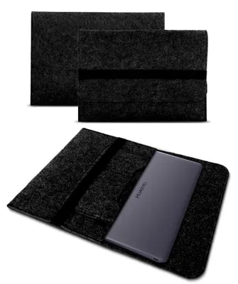 Produktbild von Sleeve Hülle für Huawei MateBook X Pro 2021 Tasche Filz Notebook SchutzhülleFarbe Filz Sleeve:Dunkel Grau