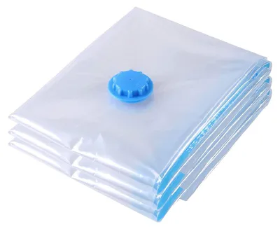 Vakuum-Aufbewahrungsbeutel 3er-Pack 70x100 cm platzsparend
