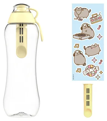 Zdjęcie produktu dla Butelka Filtrująca Dafi x PUSHEEN SOFT 0,5 2x Filtr Yellow naklejki