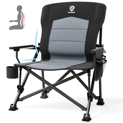 Productafbeelding van Campingstoel, opvouwbaar, 230 kg belastbaar, XL, lendensteun