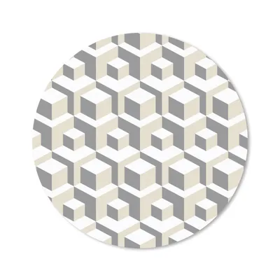 Produktbild von MuchoWow® Mauspad Mousepad Würfel - 3D - Muster 40x40 cm - Mousepads - Maus Mat - Pad - Mausunterlage - Schreibtisch Accessoires