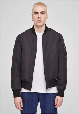 Obrázek produktu pro Bunda Urban Classics Recyclet Basic Bomber Jacket black - 5XL