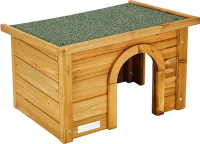Produktbild von Kerbl 82852, Haus, Kaninchen, Holz, Bitumen, 320 mm, 450 mm