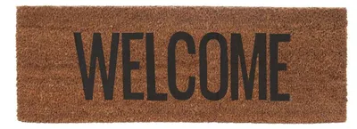 Fußmatte Welcome Kokosfaser 75x26 cm schwarze Schrift