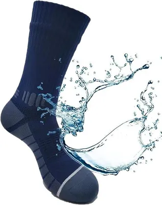 Imagen del producto de Calcetines impermeables para niños, color azul oscuro, 1 par