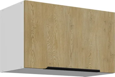 Produktbild von Küchen Kurzhängeschrank 60 cm CREMONA Eiche hell + Weiß matt Küche Küchenzeile Küchenblock Einbauküche