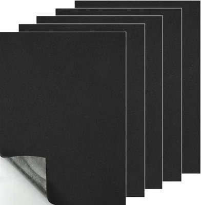 Obrázek produktu pro 5 kusů černých samolepicích pěnových panelů EVA o rozměrech 300 x 200 x 3 mm Protiskluzové pěnové podložky pro nábytek Fotoalba Scrapbooky