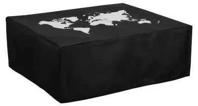 Produktbild von kwmobile Cover kompatibel mit Canon Pixma TS3350 / MG7750 Serie - Tasche Hülle Drucker - Staubschutzhülle Schutzhaube Schutzhülle - Weiß Schwarz