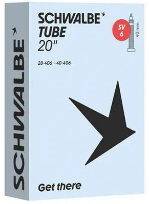 Immagine prodotto di Camera d'aria Schwalbe, misura 28-40/406, valvola SV6, lunghezza 40mm