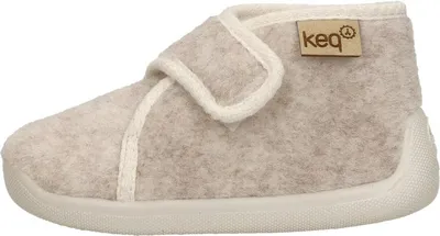 Productafbeelding van KEQ Kinderpantoffels Kinderpantoffels - beige - Maat 26