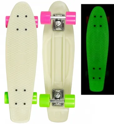 Obrázek produktu pro skateboard Juicy SusiGlow 57 cm weiß/glühend im Dunkeln