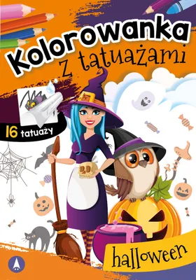 Produktbild von Halloween. Kolorowanka z tatuażami